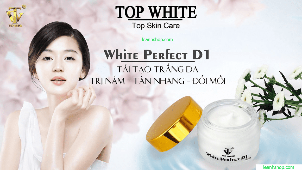TOP WHITE mỹ phẩm kem làm trắng da an toàn